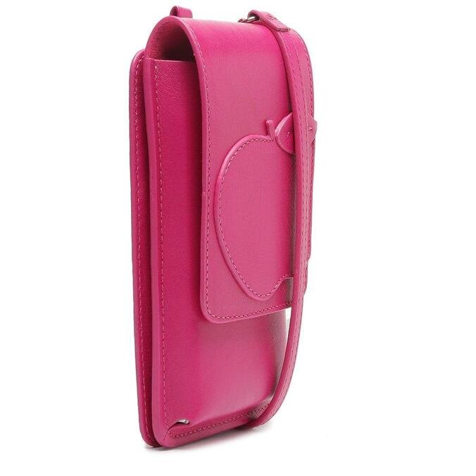 Mini Arezzo Bolsa Porta-Celular Rosa Couro Nina | ZZ MALL