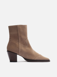 Bota Cinza Acamurçada Cano Curto Western