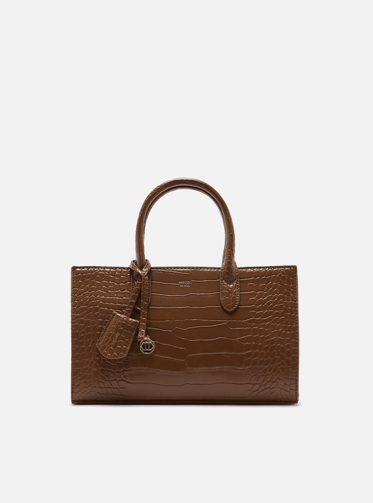 Bolsa Tote Marrom Média