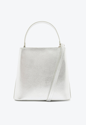 Bolsa Tiracolo Bucket Prata Schutz Esther Pequena Couro