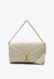 Bolsa Tiracolo Branca Schutz Lorie Couro