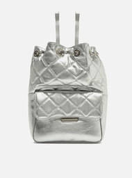 Mochila Metalizada Arezzo Matelassê Grande