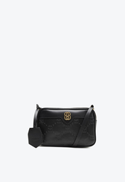 Bolsa Preta Schutz Transversal Pequena Couro Ss