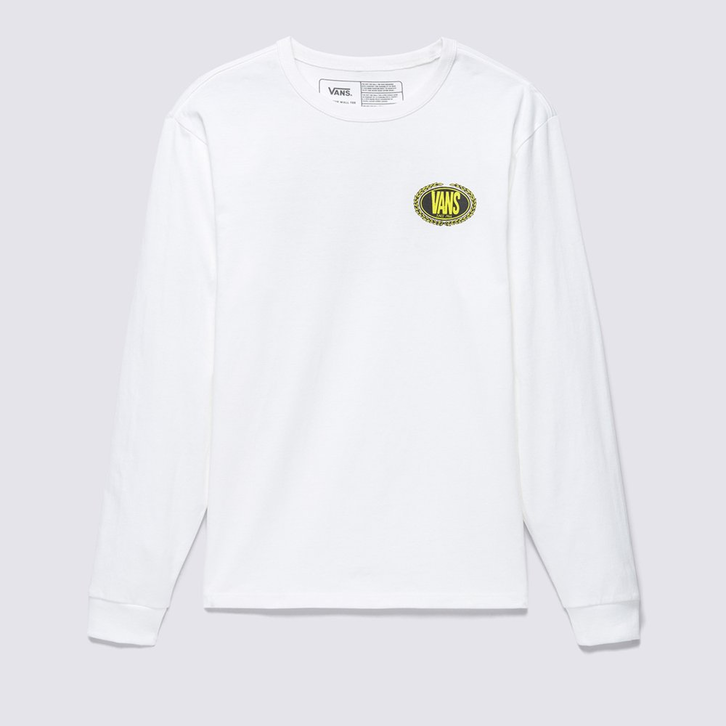 Camiseta Emblem Skate Classics Otw Ls Sk8 Weareaway White