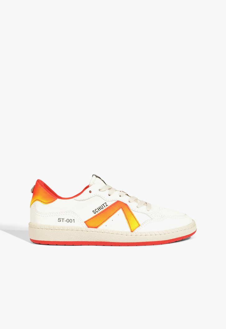 Tênis Schutz ST 001 Branco e Laranja