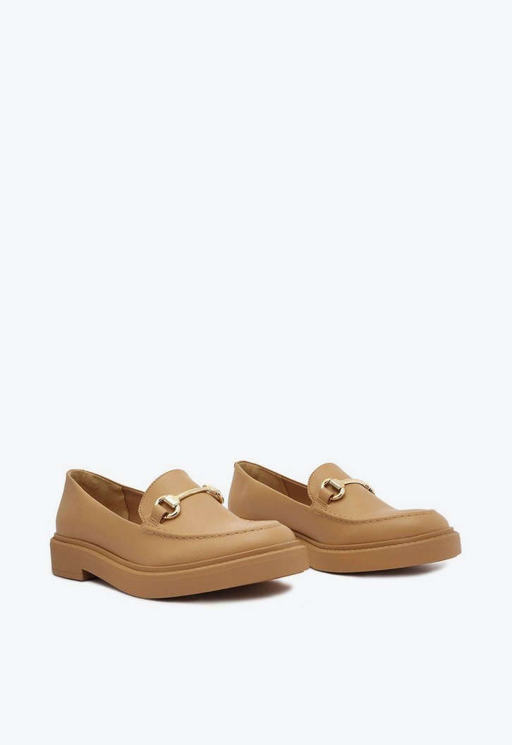 Mocassim Nude Anacapri Minimalista Bridão