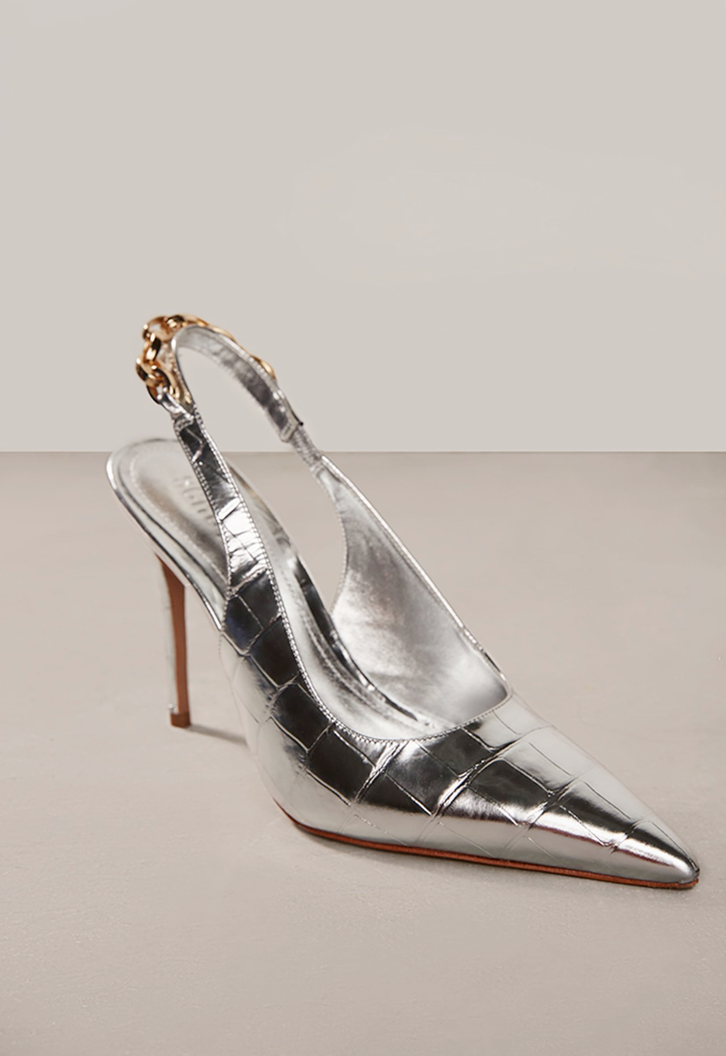 専用　SKATTERMAN & SNUGBRIM Scarpin Slingback Spikes Metal P3420M Moselle Tabita