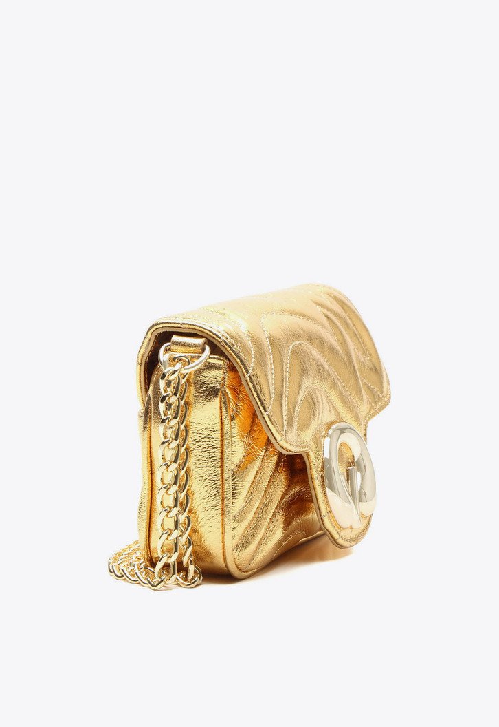 Bolsa Tiracolo Lily Pequena Dourado