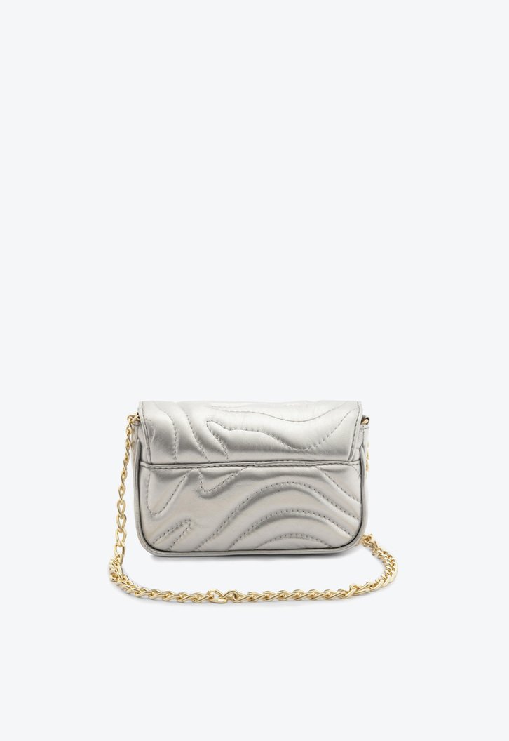 Bolsa Tiracolo Pequena Lily Prata