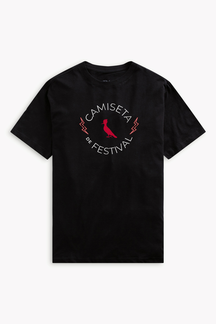 CAMISETA PRETA RESERVA DE FESTIVAL