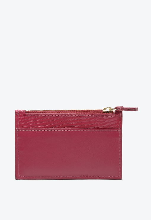 Porta Cartões Malibu Couro Vermelho