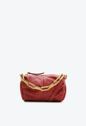 Bolsa Tiracolo Vermelha Schutz Pequena Vicky Couro