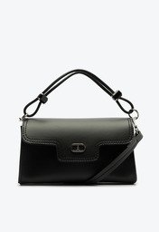 Bolsa Tiracolo Média Pedraria Preta