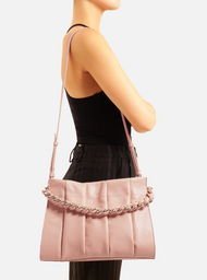 Bolsa Tote Rosa Grande