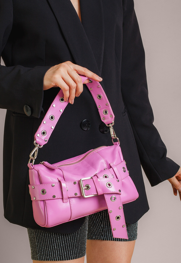 Bolsa Tiracolo Larissa Pequena Rosa