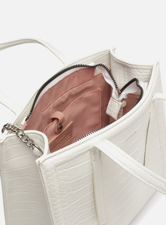 Bolsa Tote Branca Média