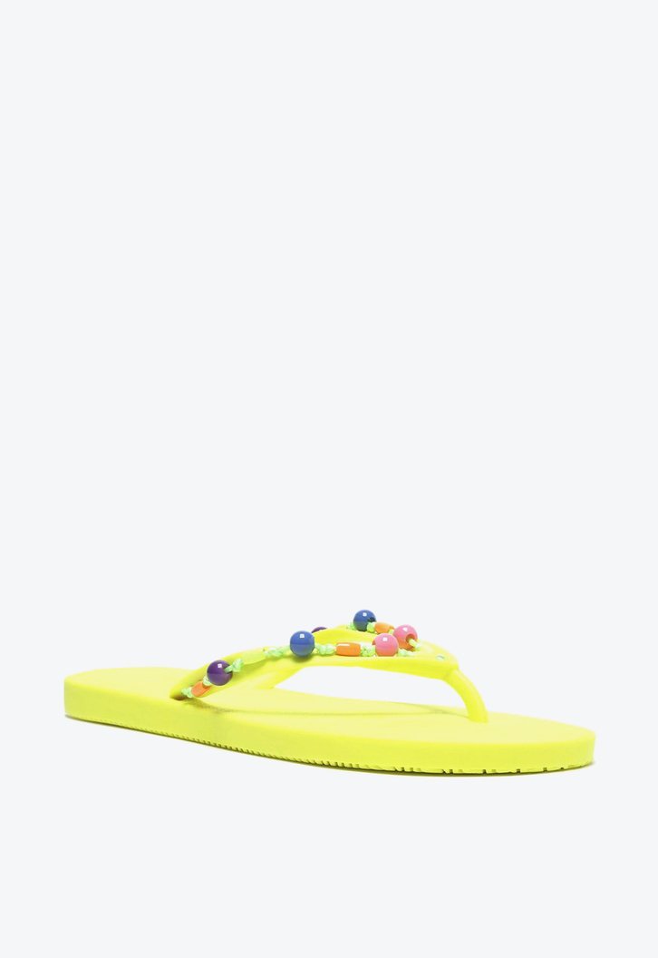 Chinelo De Dedo Amarelo Brizza Fun Beads