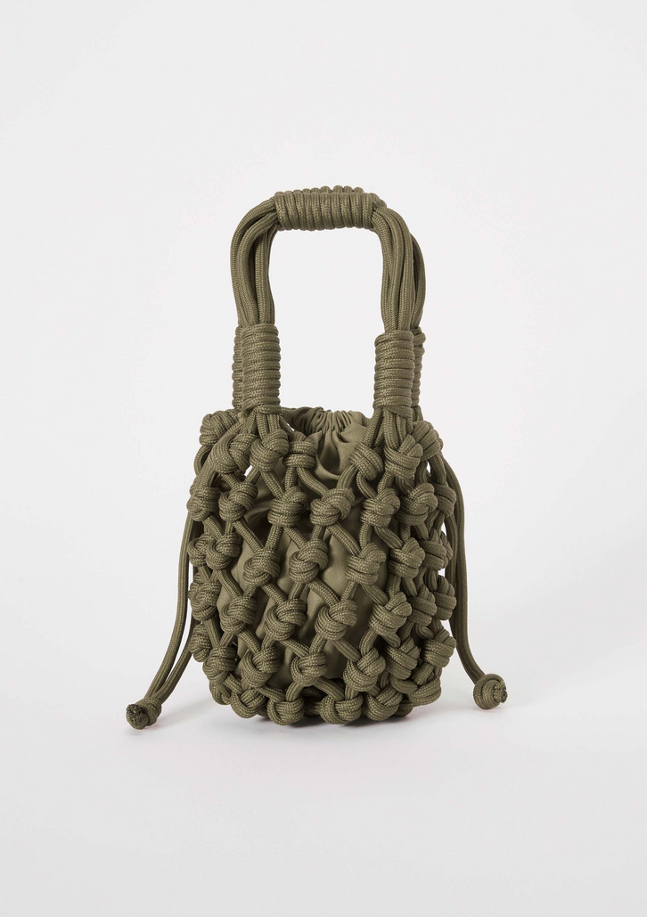 Bolsa Caqui Hering Feminina Média Tiracolo Trançada