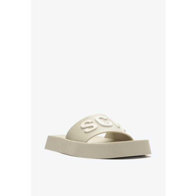 Chinelo Slide Jelly Branco