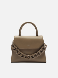 Bolsa Satchel Cinza Arezzo Iara Média