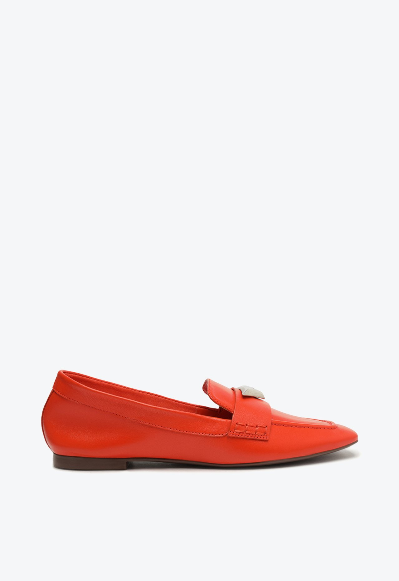 Mocassim Laranja Schutz Couro | ZZ MALL