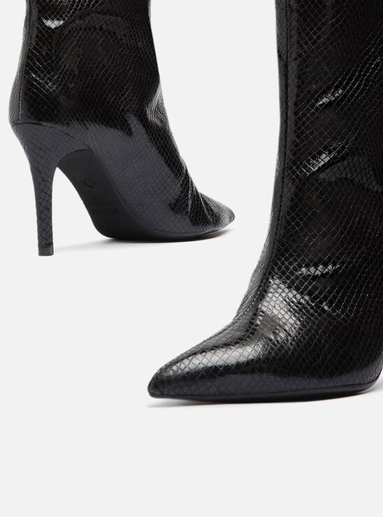 BOTA PRETA SNAKE AREZZO CANO ALTO SALTO FINO