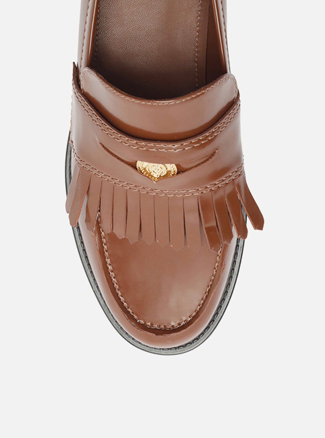 アクセサリー maronmomo865 Mocassim Marrom Suede Bordado Retrô | ZZ MALL