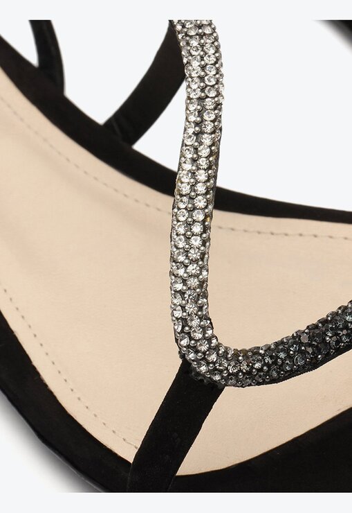 SANDÁLIA RASTEIRA PRETO SCHUTZ STUDS GLAM