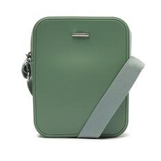 Crossbody Anacapri Verde Jade Retangular Alça Gorgurão