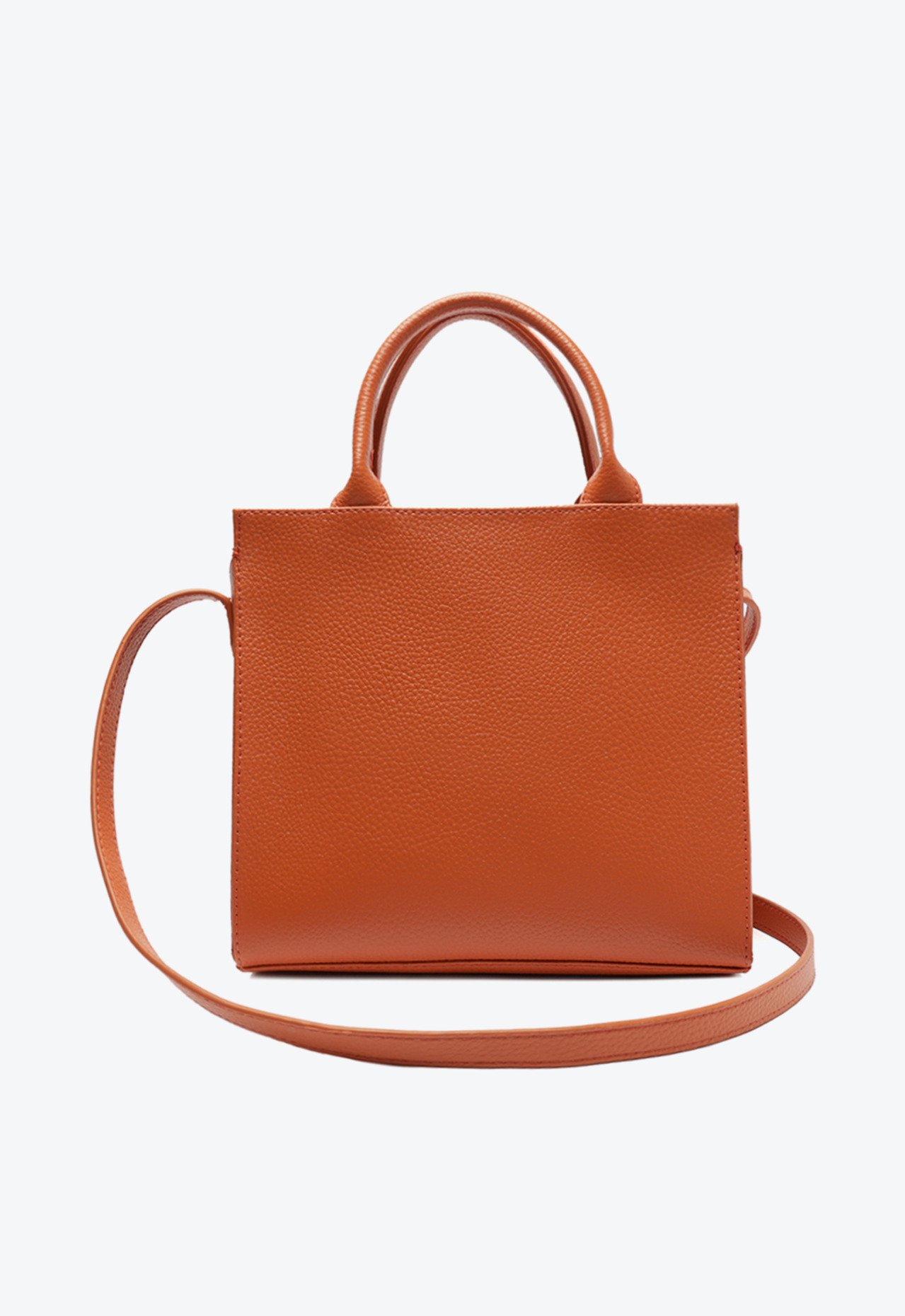 Bolsa Tote Laranja Anacapri Zíper Média | ZZ MALL