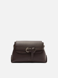 Bolsa Tiracolo Marrom Média