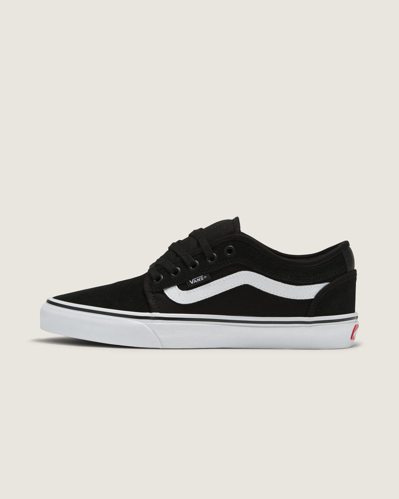 Tênis Skate Chukka Low Sidestripe Black White | ZZ MALL
