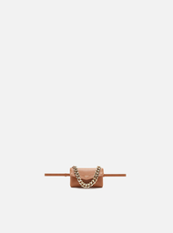 Bolsa Tiracolo Marrom Arezzo Pochete Pequena