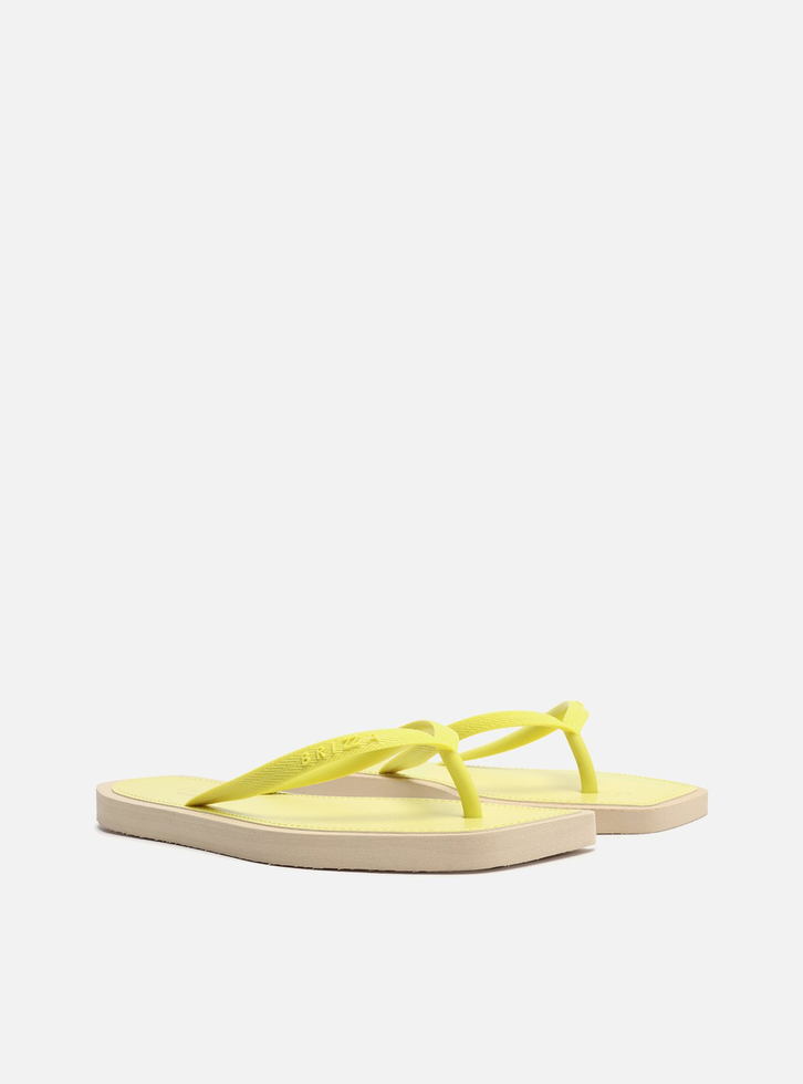 Chinelo de Dedo Amarelo Square Bicolor Brizza Color