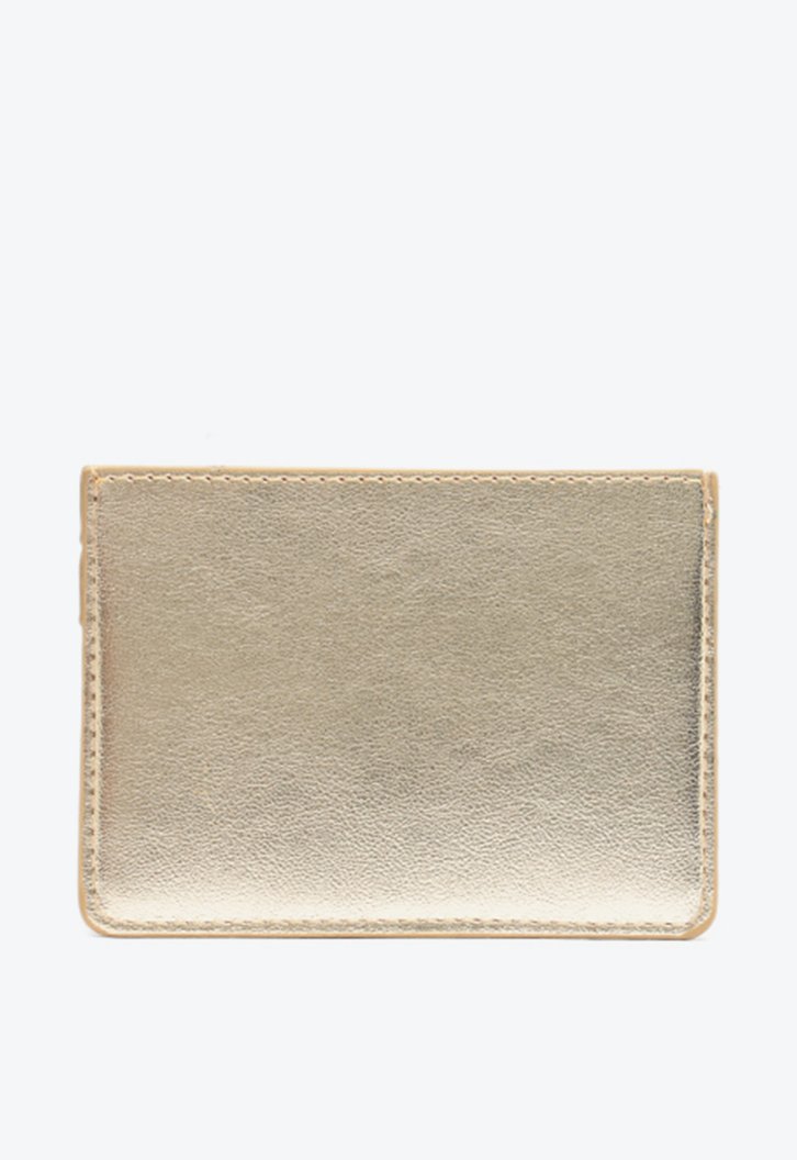 Porta Cartão Pequeno Dourado