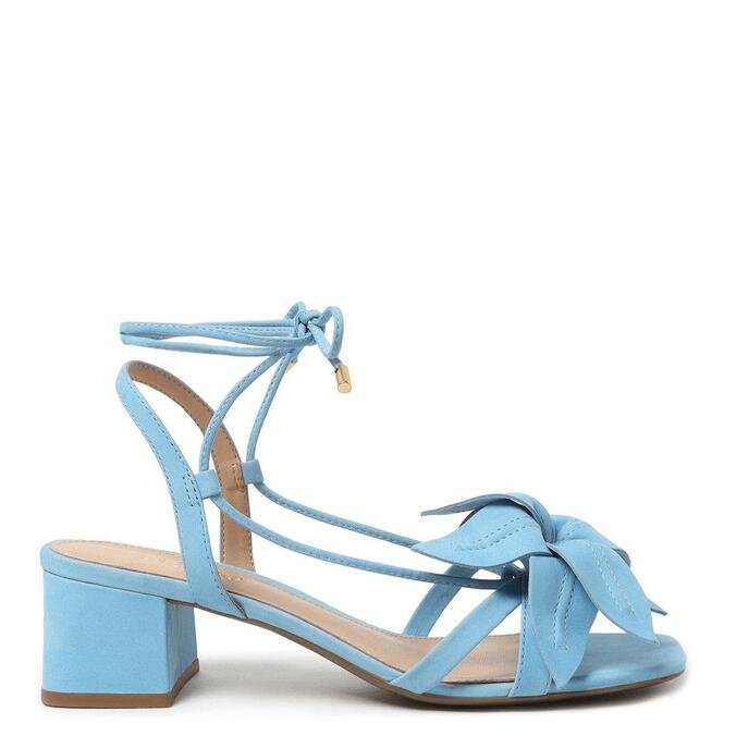 sandalia azul arezzo