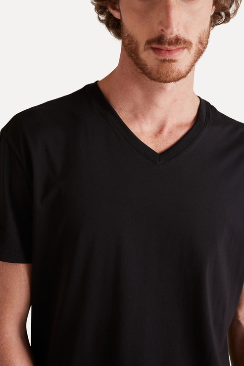 Camiseta Preta Reserva Pima