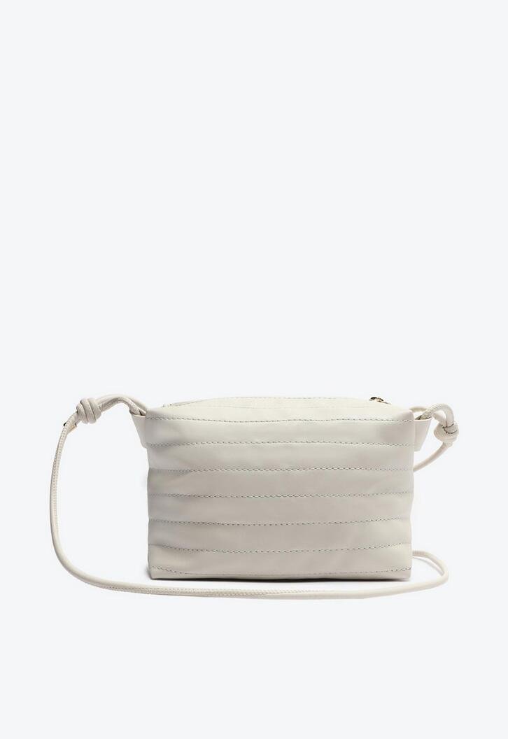 Crossobody Matelassê Horizontal Branca Média