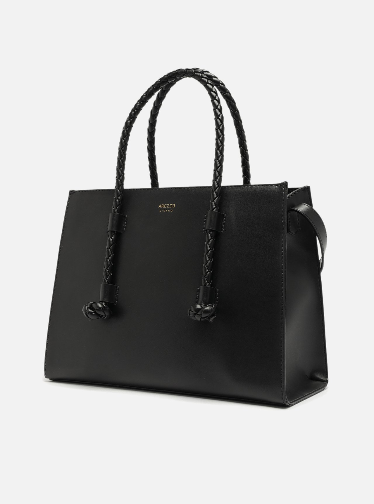 acka ブラック1 Bolsa Tote Preta Grande Alças Corda | ZZ MALL