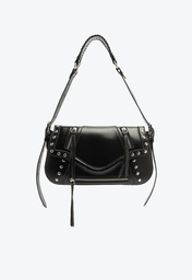 Bolsa Preta Schutz Média Groove Couro