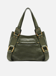 Bolsa Tote Verde Couro Gretha Grande