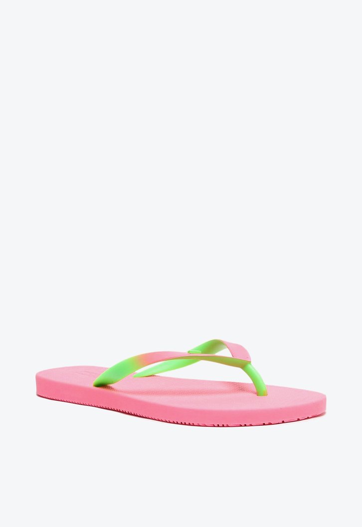 Chinelo Laranja Verde Brizza Degradê Lime