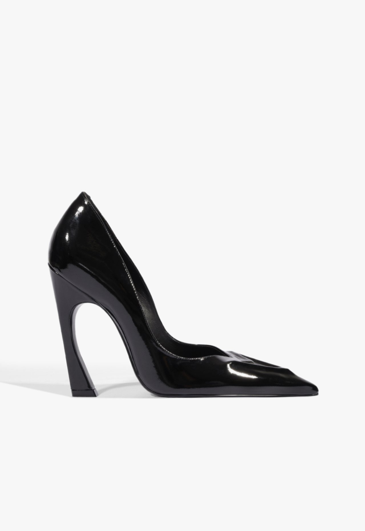Scarpin Lexi Scarlet Couro Preto | ZZ MALL