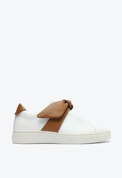 Asymmetric Clarita Sneaker Leather Cognac