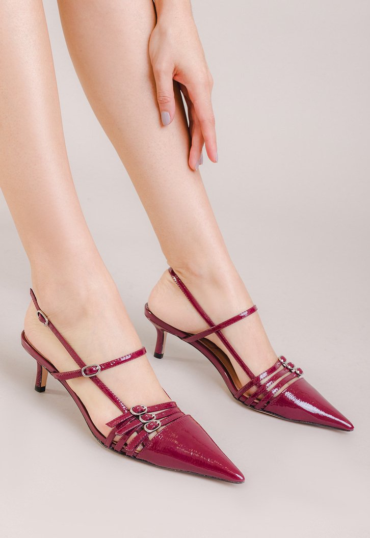 Slingback Bordô Vicenza Pienza | ZZ MALL
