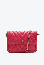 Bolsa Tiracolo Pink Schutz Média Sienna Couro