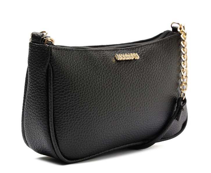Bolsa Tiracolo Média Snake Preta