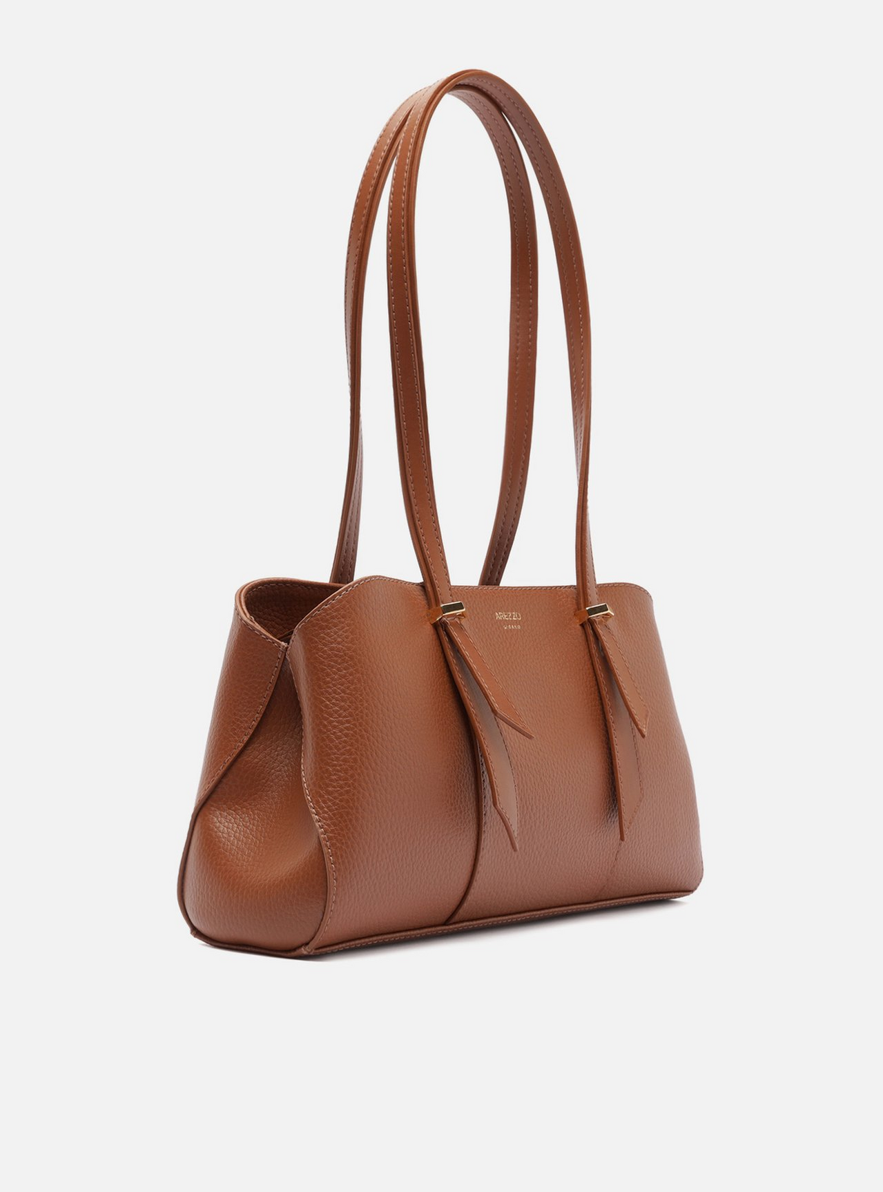 Bolsa Shoulder Marrom Texturizada Grande Alças Duplas | ZZ MALL