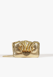 Bolsa Lacey Pequena Tiracolo Dourada