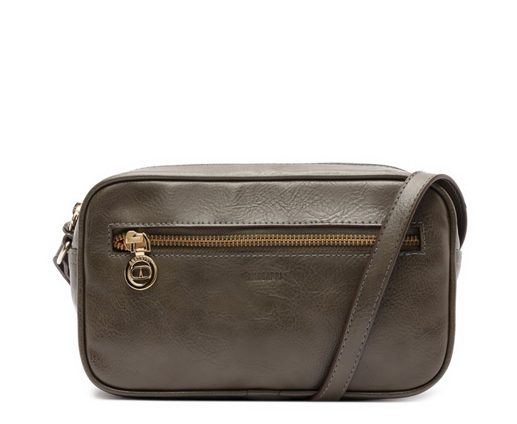 Bolsa Tiracolo Média Bolso Frontal Verde